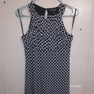 Enfocus Studio Black and White short dress sz 4